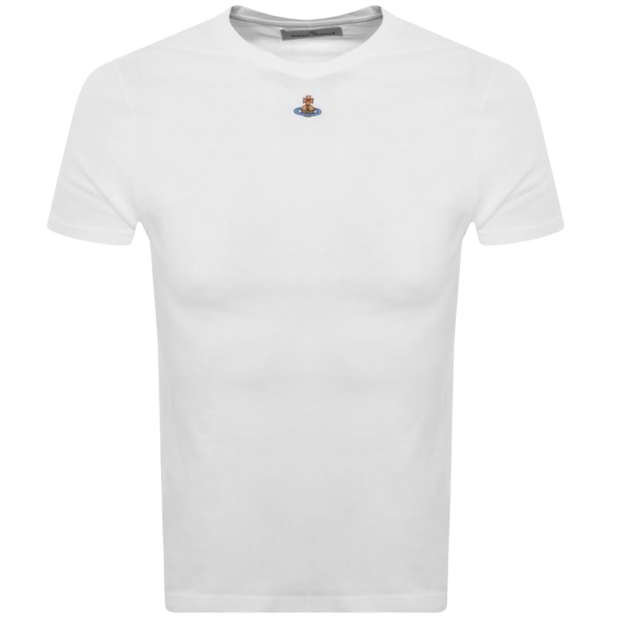 【送料&関税込】Vivienne Westwood Orb Peru Tee T-shirt In Bl Vivienne Westwood Orb Peru T Shirt White | Mainline Menswear